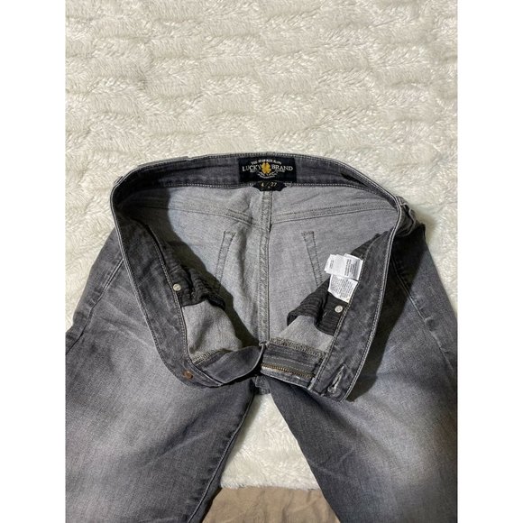 Women's Lucky Brand Gray Jeans Lolita Skinny, Size 4 / 27 (28x28 msrd) - Picture 10 of 12